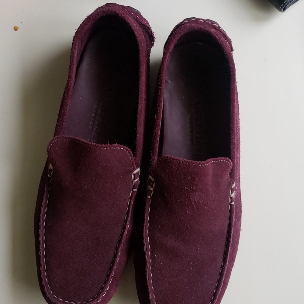 Cole Haan Country Plum Suede Loafer 8B
